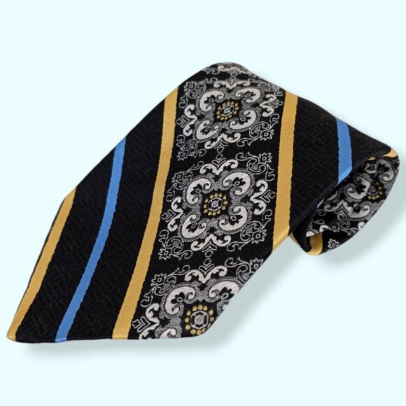 Vintage Oleg Cassini 100% Polyester Tie - Picture 2 of 6